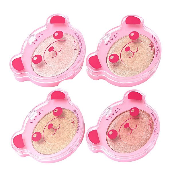 Vivai - Iluminador Facial Ursinho Teddy 1115 - 4 Und