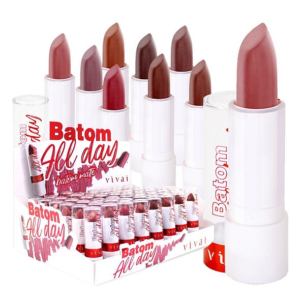 Vivai - Batom Nudes All Day 3114 Cor 09 a Cor 16 - 48 Und