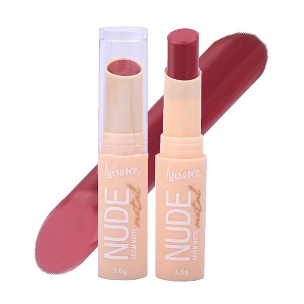Luisance - Batom Matte Nude Metal COR 04