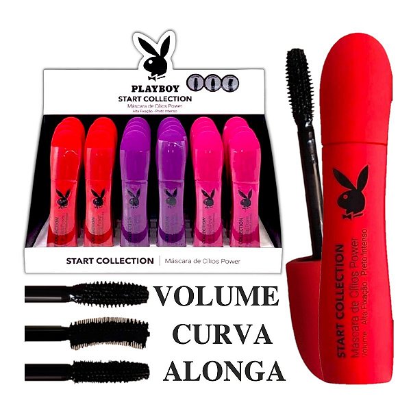 Playboy - Mascara de Cilios Power HB102513 - 24 Und