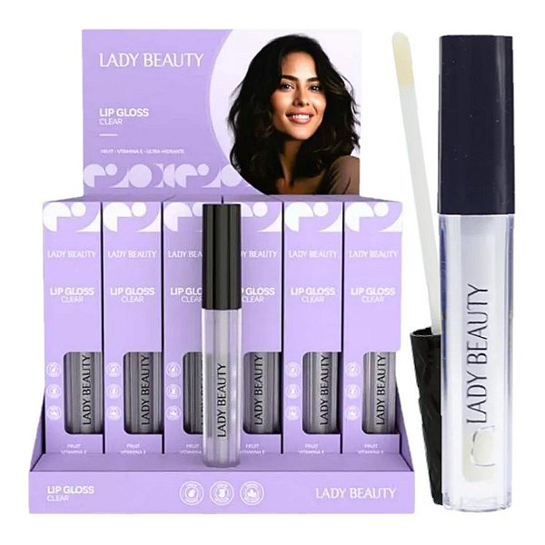 Lady Beauty - Lip Gloss Clear LB40 - 36 Und