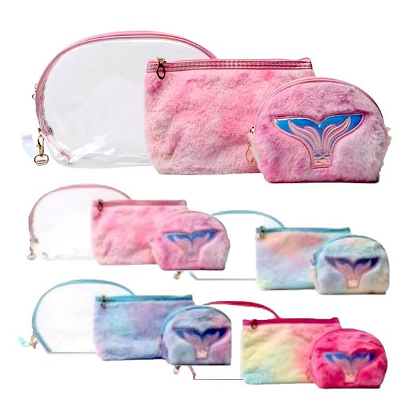 Cisne - Kit 3 Necessaire Sereia NECC17FE