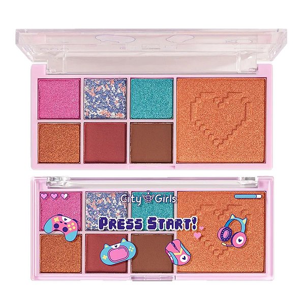 City Girls - Paleta de Sombras Press Start CG329 - COR A