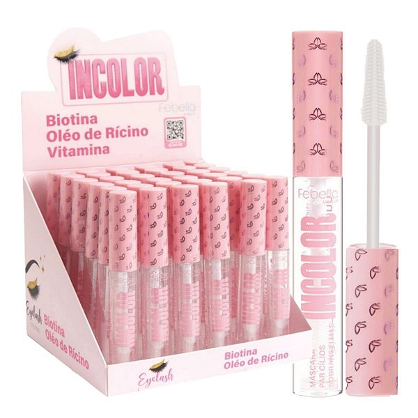 Febella - Mascara de Cilios Incolor MA30418 - 36 Und