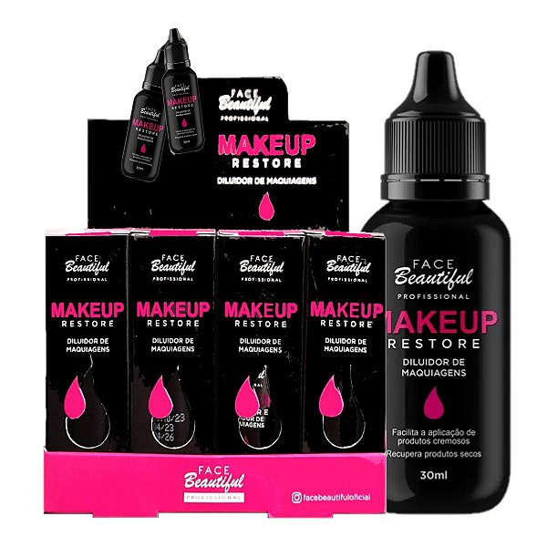 Face Beautiful - Diluidor de Maquiagem FB105 - 12 Und