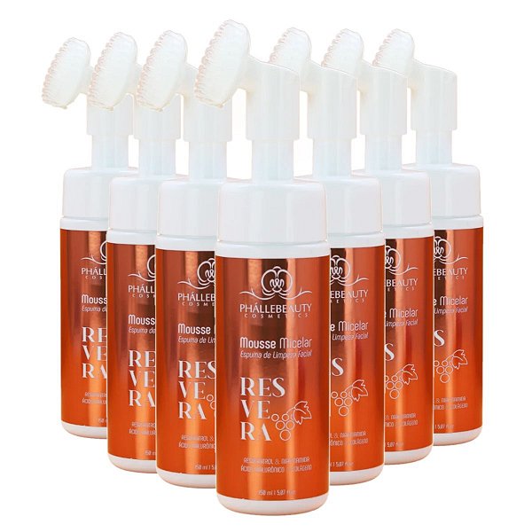 Phallebeauty - Mousse Micelar Limpeza Resvera PH0873 - 6 Und