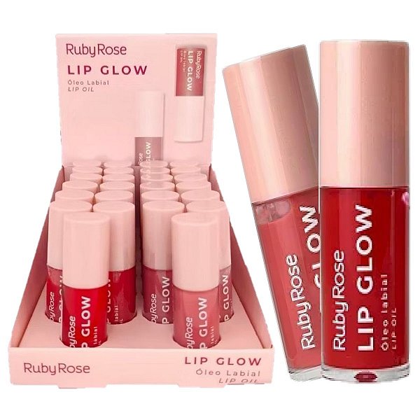 Ruby Rose - Lip Oil Glow Óleo Labial L6502 - 24 Und