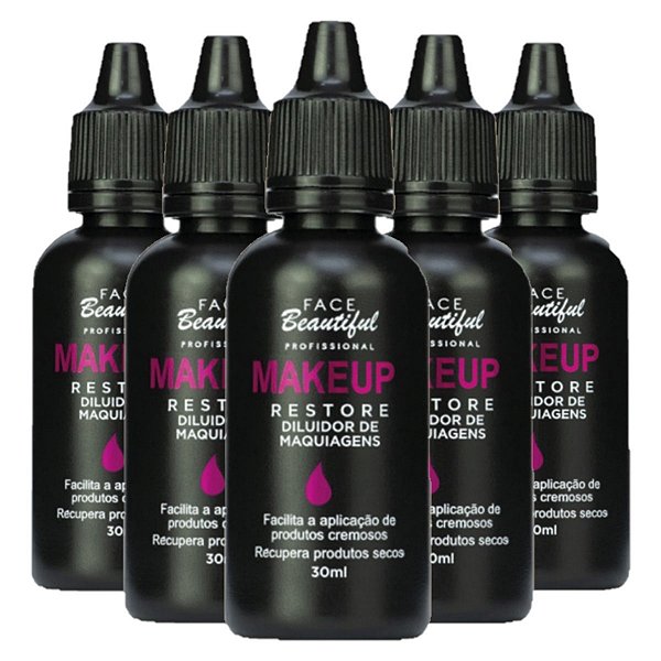 Face Beautiful - Diluidor de Maquiagem FB105 - 6 Und