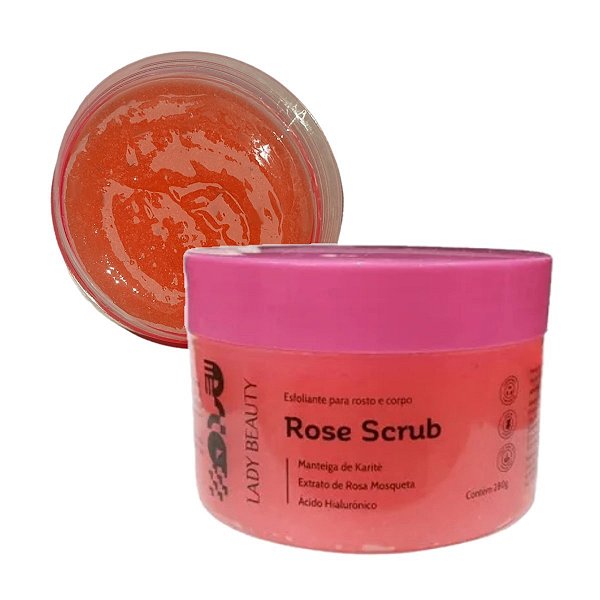 Lady Beauty - Esfoliante Corporal Rose Scrub LB70