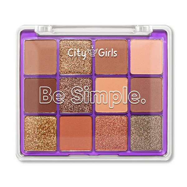 City Girls - Paleta de Sombras Be Simple CG294 B - Roxo