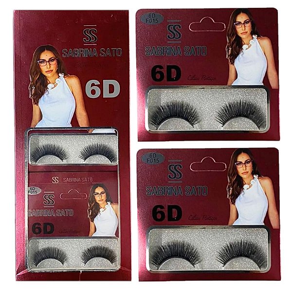 Sabrina Sato - Cilios Postiços 6D SS2994 - 10 pares