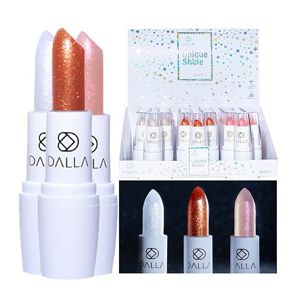 Dalla - Lip Balm Unique Shine Glitter DL0911 - 36 Und + Prov