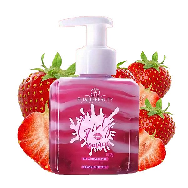 Phallebeauty - Gel Aromatizante p/ Virilha Morango com Creme