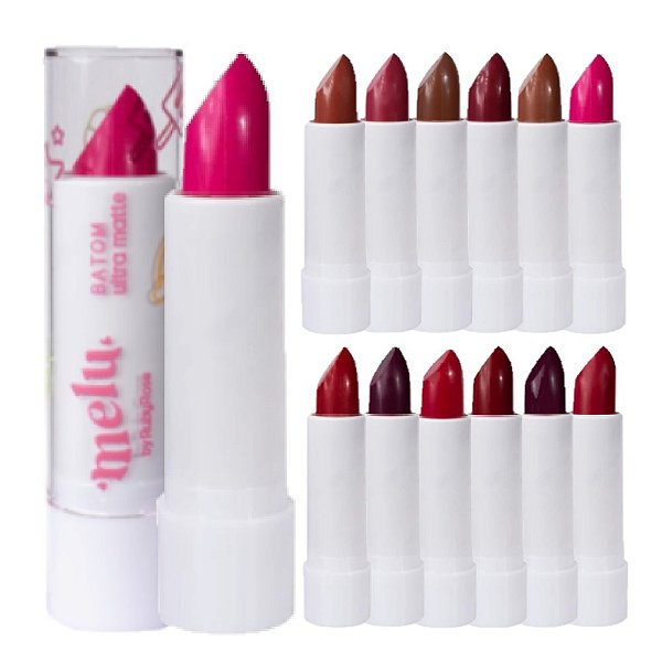 Ruby Rose - Batom Ultra Matte Melu RR8521 G6 - 12 Unid