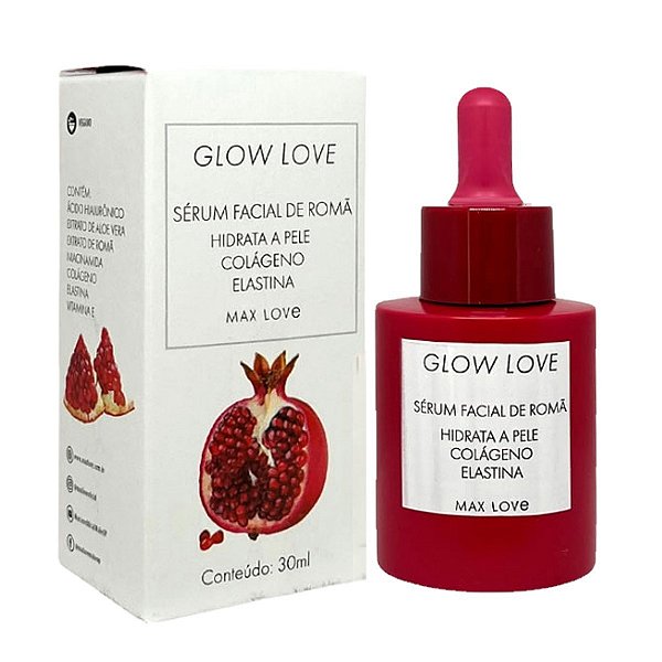 Max Love - Serum Glow Love Romã Colageno Vegano