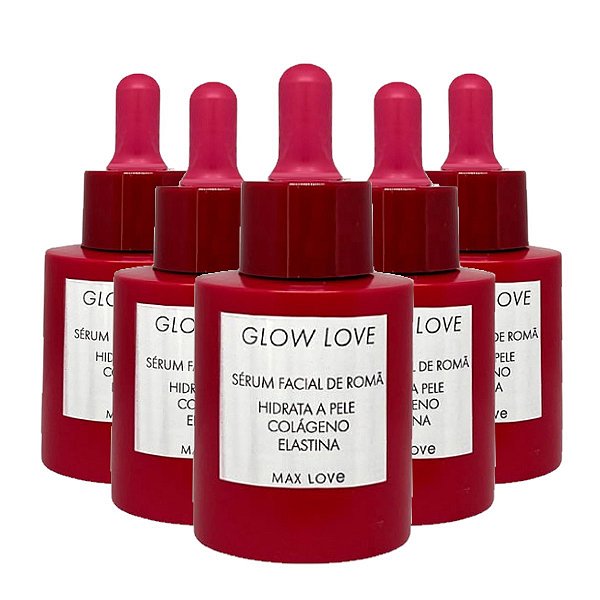 Max Love - Serum Glow Love Romã Colageno Vegano - 6 Und