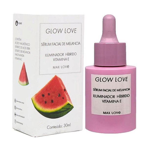 Max Love - Serum Glow Love Melancia Vegano