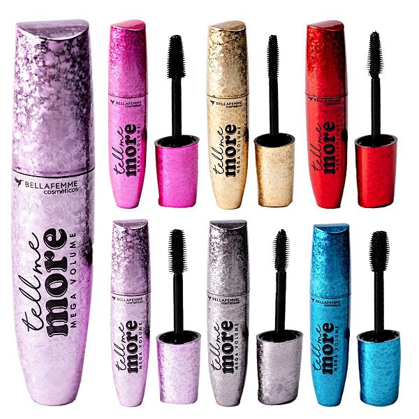 Bella Femme - Mascara de Cilios Prova Dagua BF10136 - 6 Und