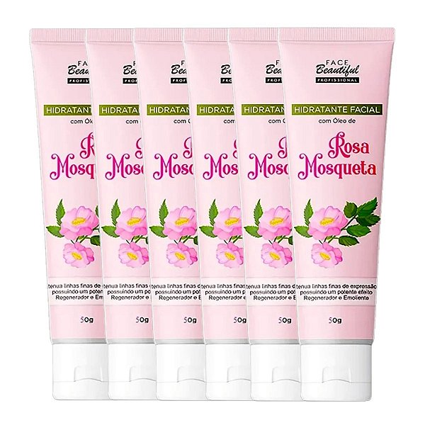 Facebeautiful - Hidratante Facial Rosa Mosqueta - 03 Unid