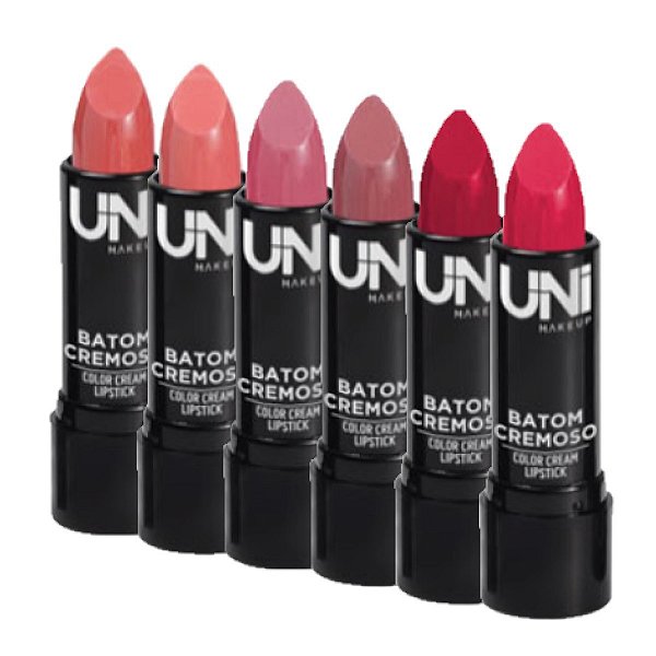 Uni Makeup - Batom Cremoso Color Cream BA127DS - 6 Und