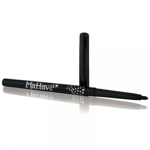 Mahav - Lapiseira Retrátil para Olhos - Cor Carbon Black Fosco