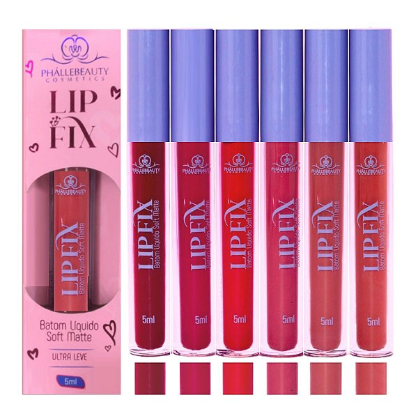 Phallebeauty - Batom Liquido Soft Matte PH0878 - 6 Und