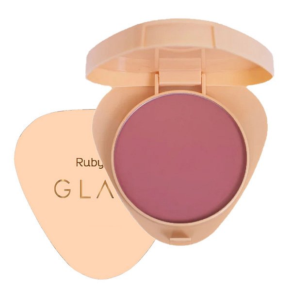 Ruby Rose - Blush Compacto GLASS HB6120 GB40 - 12 Und