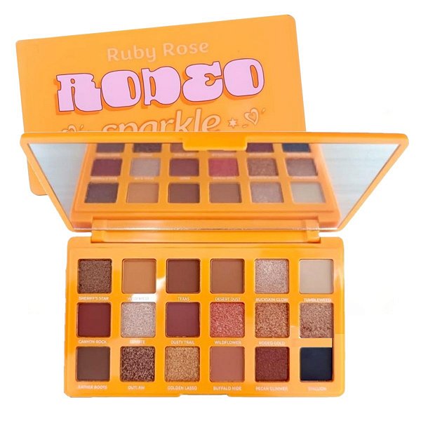 Ruby Rose - Paleta de Sombra com Espelho RODEO F2610