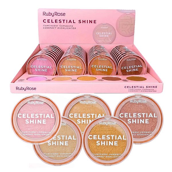 Ruby Rose - Iluminador Celestial Shine HBM701 - 36 Und