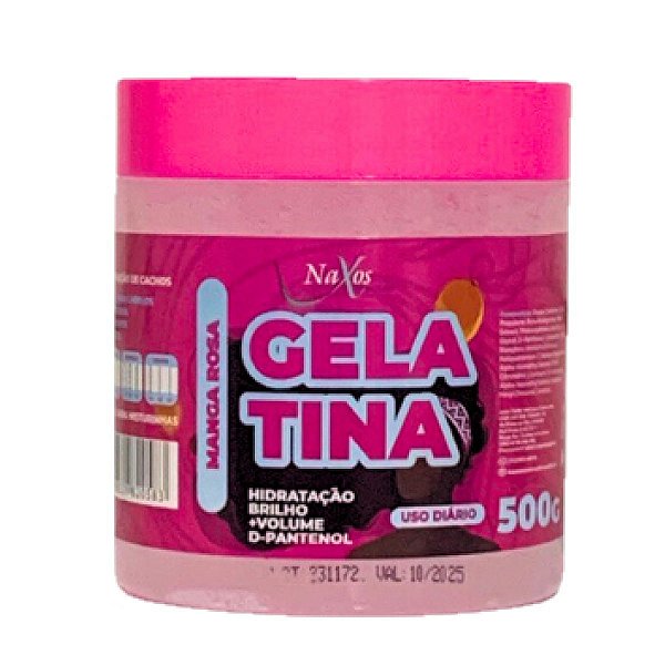 Naxos - Gelatina para Cachos Manga Rosa