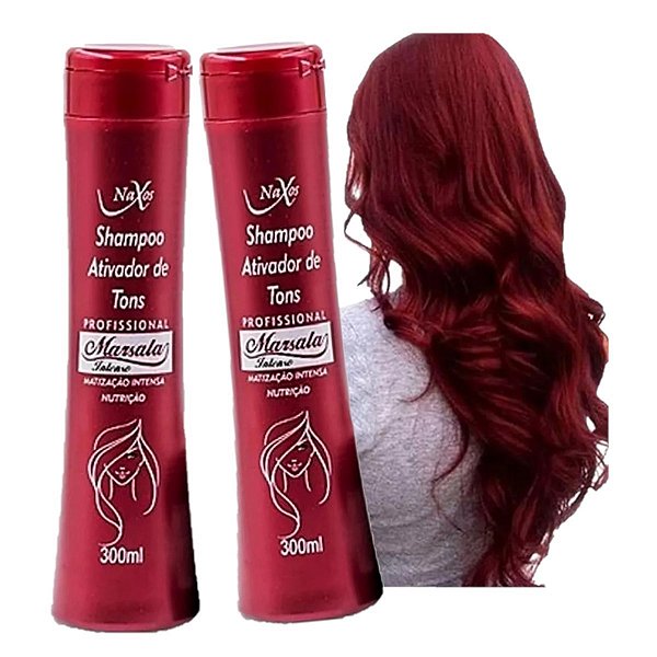 Naxos - Shampoo Ativador de Tons Marsala