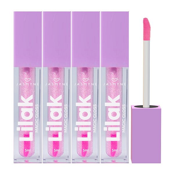 Jasmyne - Lip Gloss Lilak Magico JS18020 - 6 Und