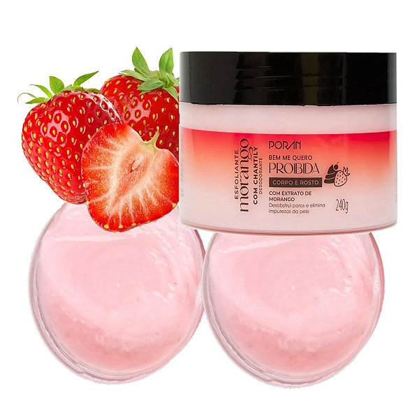 Poran - Esfoliante Morango com Chantily PR263 - 6 Und