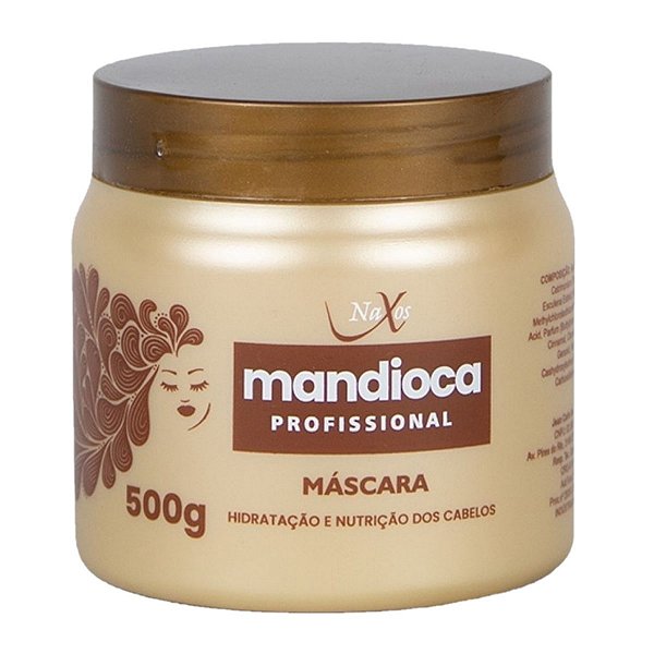 Naxos - Mascara Hidratante Capilar Mandioca