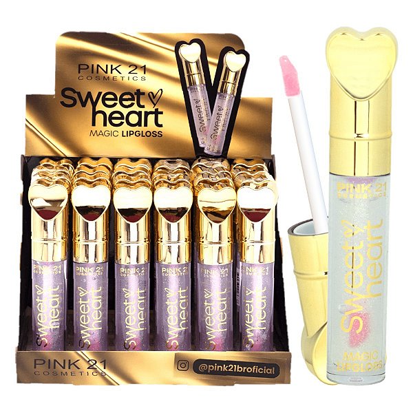 Pink 21 - Lip Gloss Sweet Heart Magico CS4155 - 24 Und