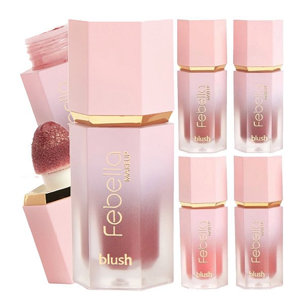 Febella - Blush Liquido com Aplicador BLU5063 - 4 Und