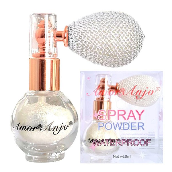 Amor Anjo - Iluminador Retro Borrifador MI004 - Prata White