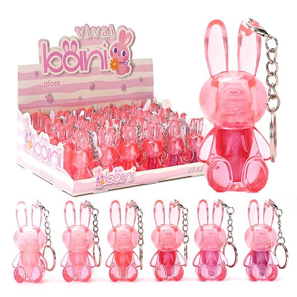 Vivai - Lip Gloss Coelho Bani Chaveiro 3150 - 24 Und