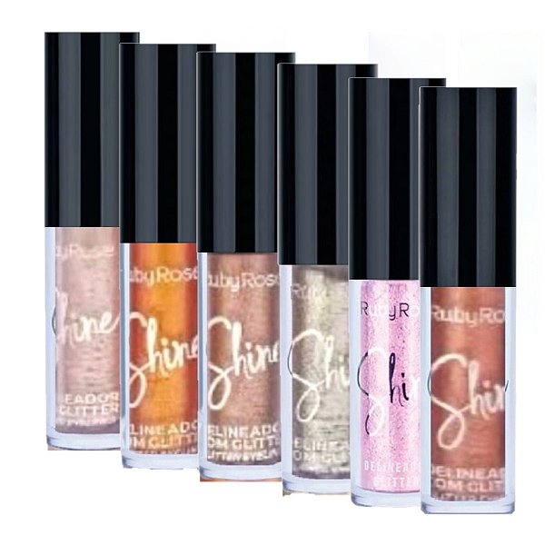 Ruby Rose - Delineador Colorido Glitter Shine HB8416 - 06 Un