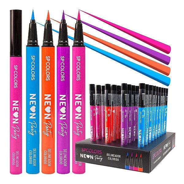SP Colors - Delineador Colorido Neon Party SP375 - 36 Und