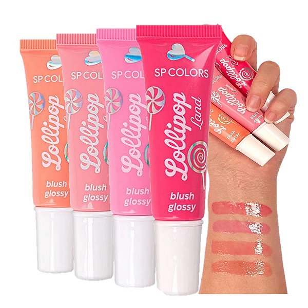 SP Colors - Blush Liquido Glossy Lollipop SP407 - 12 Und
