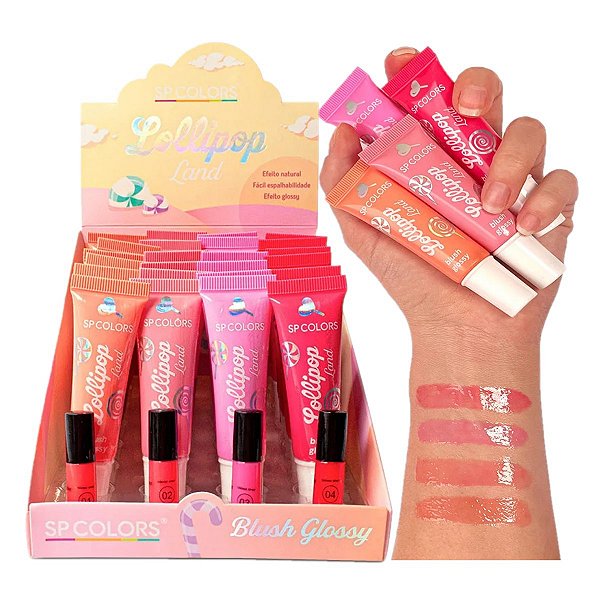SP Colors - Blush Liquido Glossy Lollipop SP407 - 24 Und
