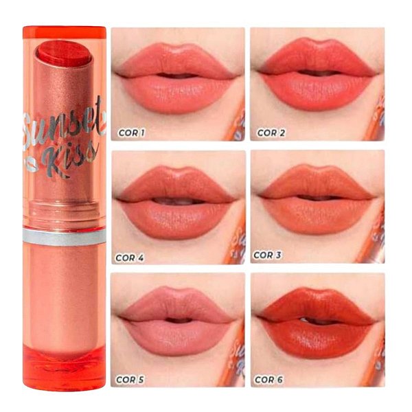 City Girls - Batom Matte Sunset Kiss CG337 - 6 Und