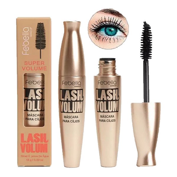 Febella - Mascara de Cilios Lash Volume MA30419 - Reto