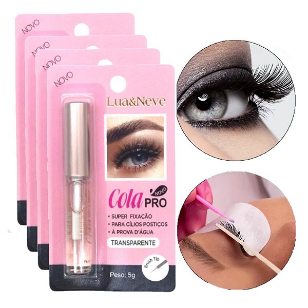 Lua e Neve - Cola para Cilios Transparente LN1100231 - 6 Und