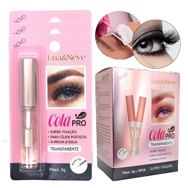 Lua e Neve - Cola para Cilios Transparente LN1100231 - 12 Un