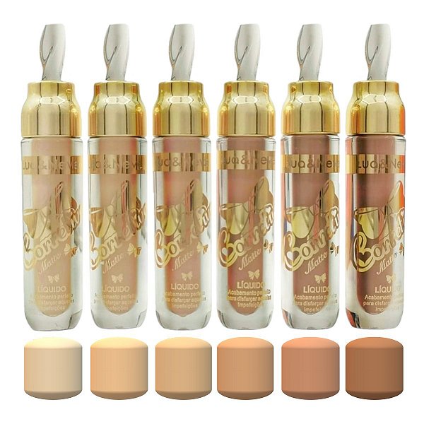 Lua e Neve - Corretivo Liquido Matte LN02529 - 6 Und