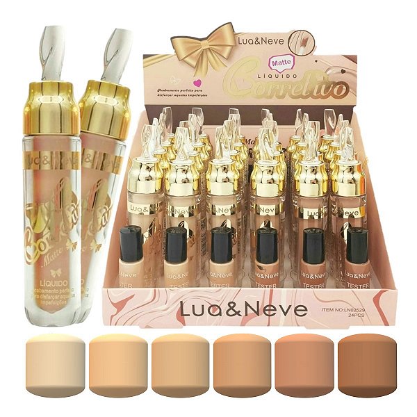 Lua e Neve - Corretivo Liquido Matte LN02529 - 24 Und