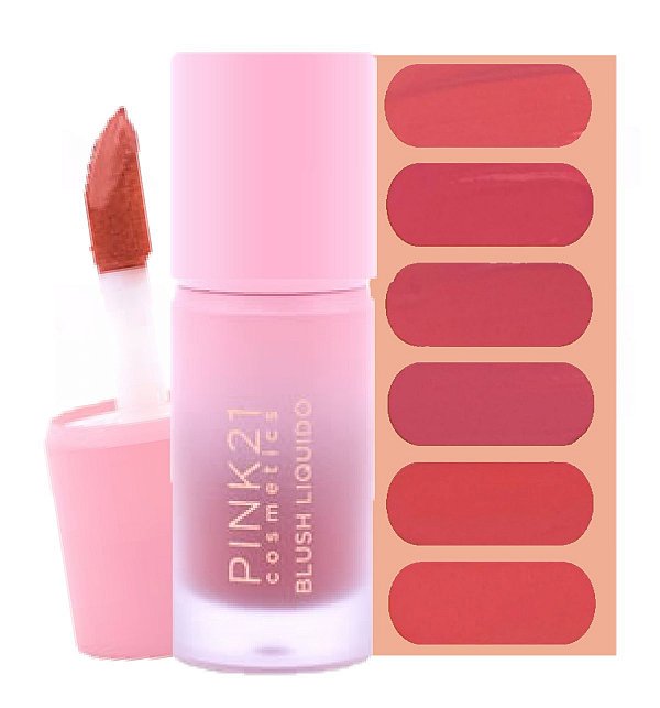 Pink 21 - Blush Liquido Multiuso CS5116 - 6 Und
