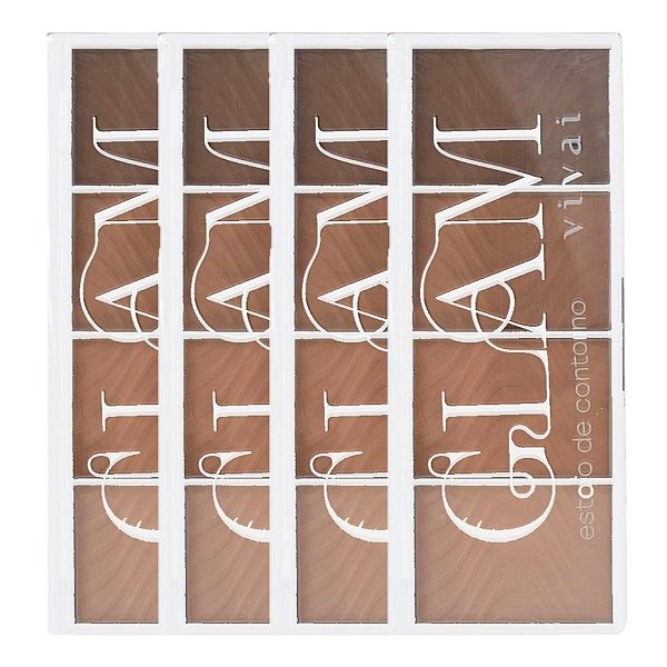 Vivai - Paleta de Contorno Glam 1204 - 6 Und
